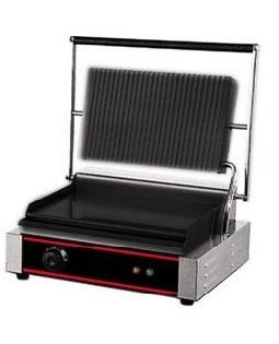 Plancha Churrasquera Eléctrica Doble Contacto
