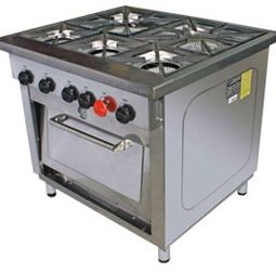 Cocina Industrial 5 Quemadores con Horno