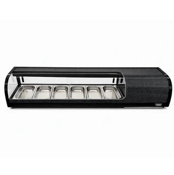 Vitrina Sushi Maigas 152 cm Vidrio Curvo