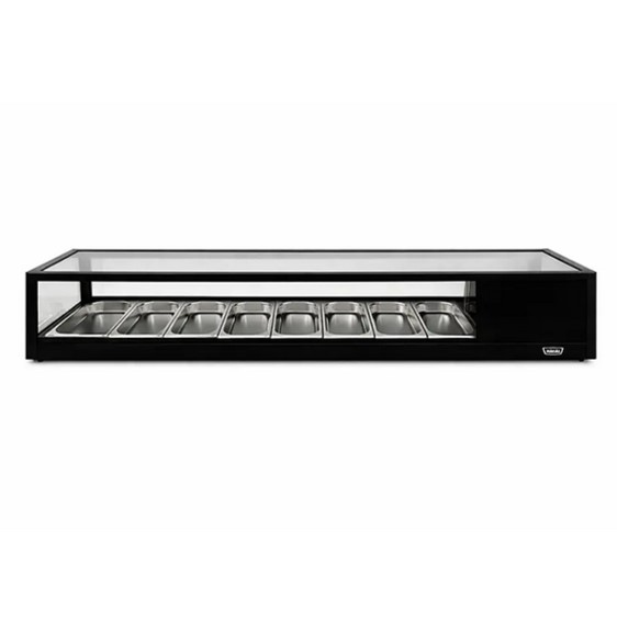 Vitrina Sushi Maigas 180 cm Vidrio Recto